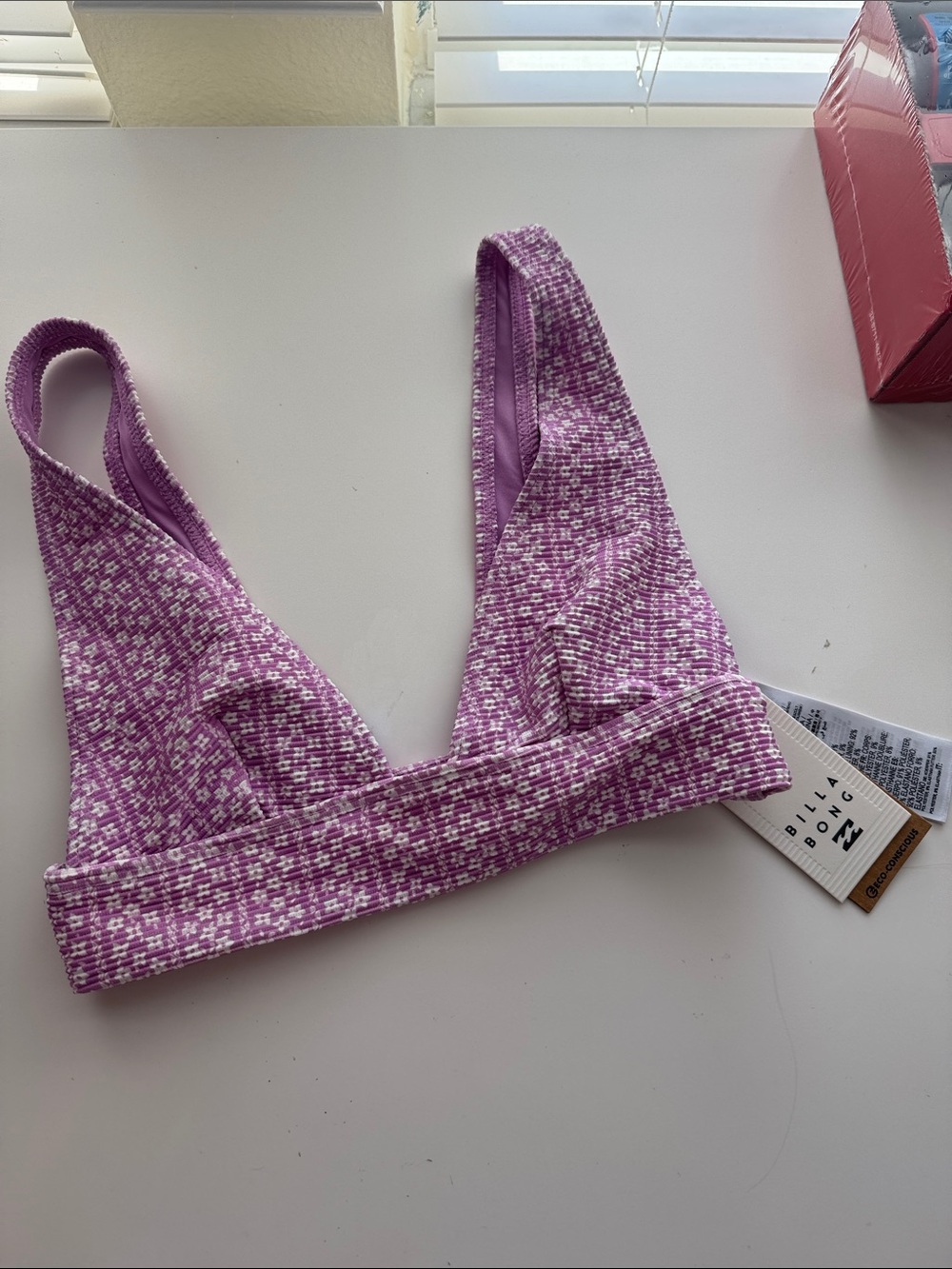 Billabong Purple Patterned Bralette - Women’s Intimates